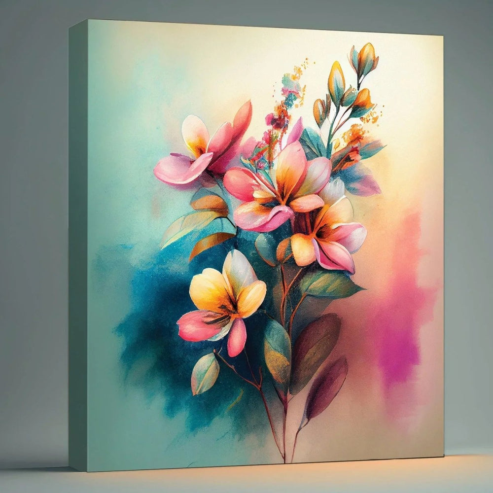 Garden of Dreams: Colorful Flower Paintings - All India Decor