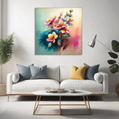 Garden of Dreams: Colorful Flower Paintings - All India Decor