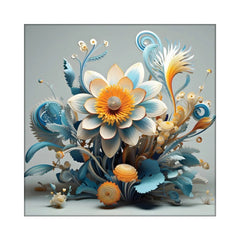 Vibrant Flower Wall Paintings: Bring Nature Indoors - All India Decor