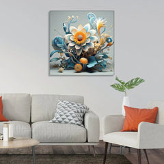 Vibrant Flower Wall Paintings: Bring Nature Indoors - All India Decor
