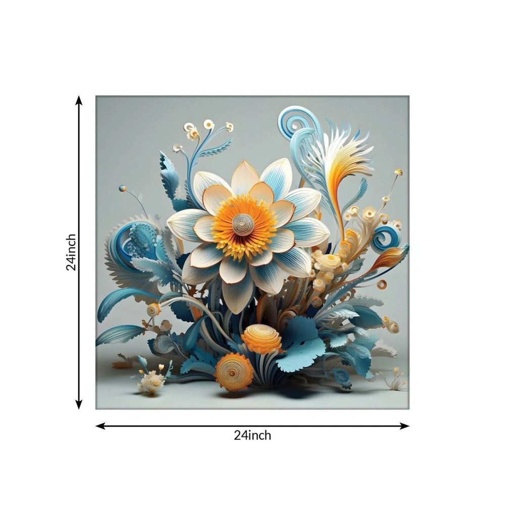 Vibrant Flower Wall Paintings: Bring Nature Indoors - All India Decor