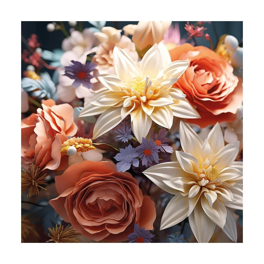 Artful Rose Creative Wall Paintings - All India Decor