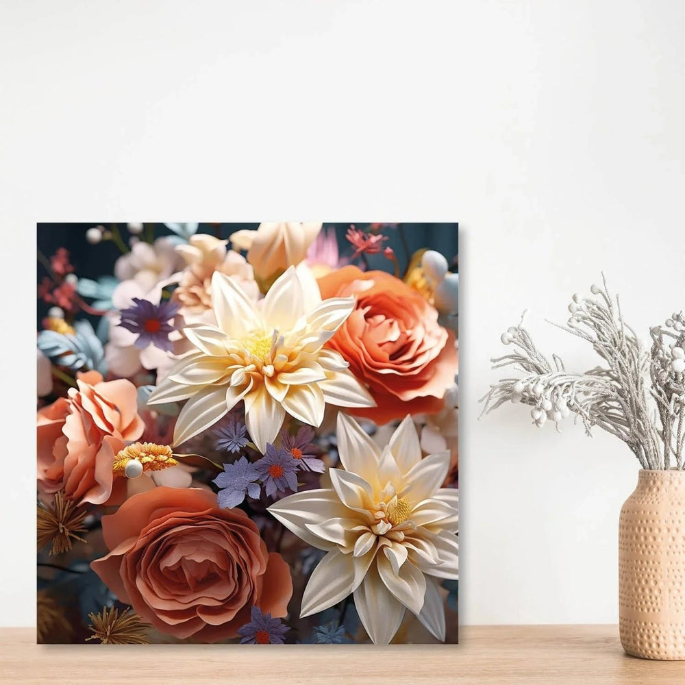 Artful Rose Creative Wall Paintings - All India Decor
