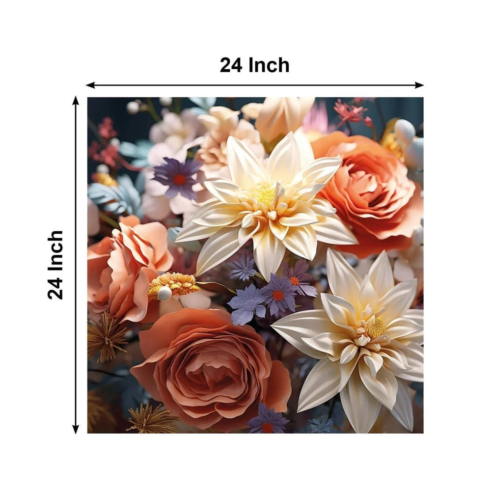 Artful Rose Creative Wall Paintings - All India Decor
