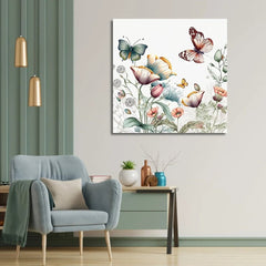 Blossom Dreams Floral Wall Paintings - All India Decor