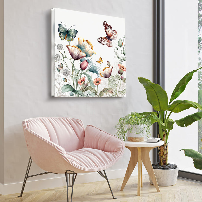 Blossom Dreams Floral Wall Paintings