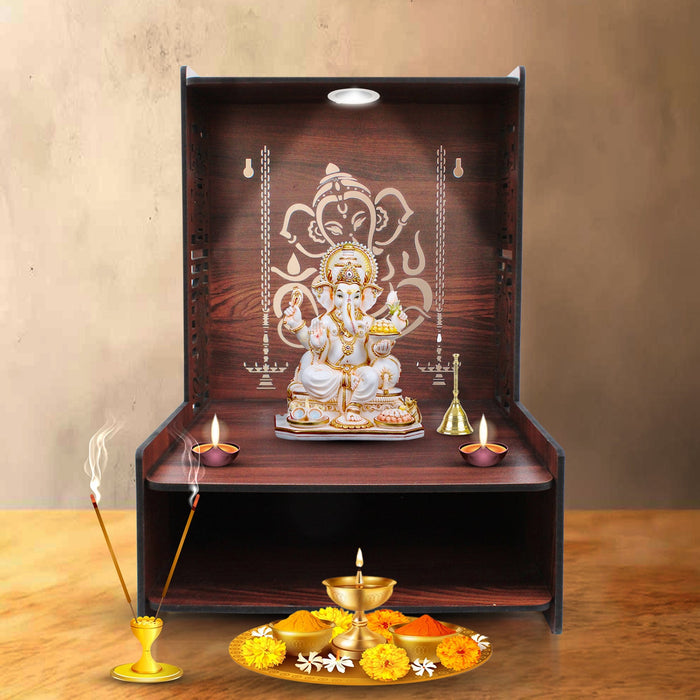 Beautiful Compact Modern Pooja Mandir for Small Spaces