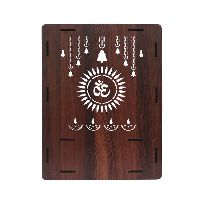 Beautiful Luxurious Wooden Pooja Mandir with LED Lighting