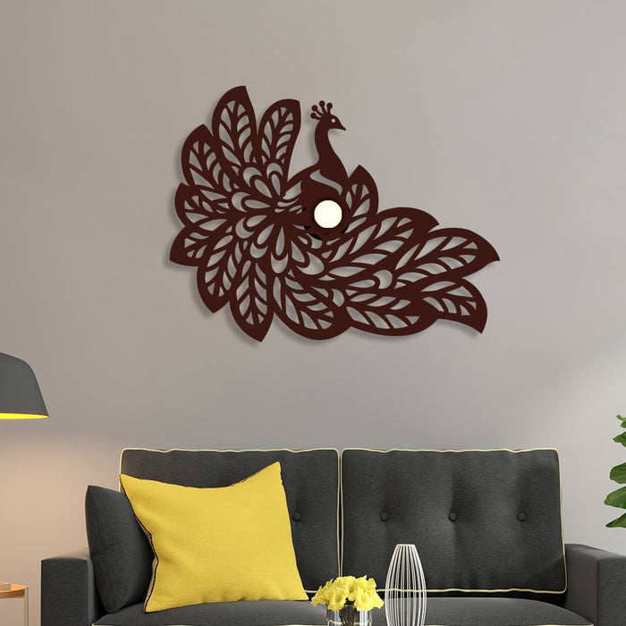 Beautiful Peacock Design Shadow Lamp