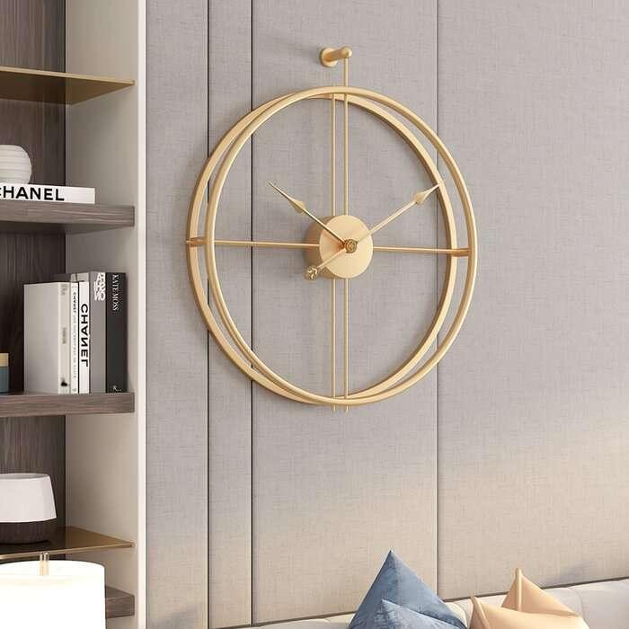 Gold Round Wall clock - All India Decor