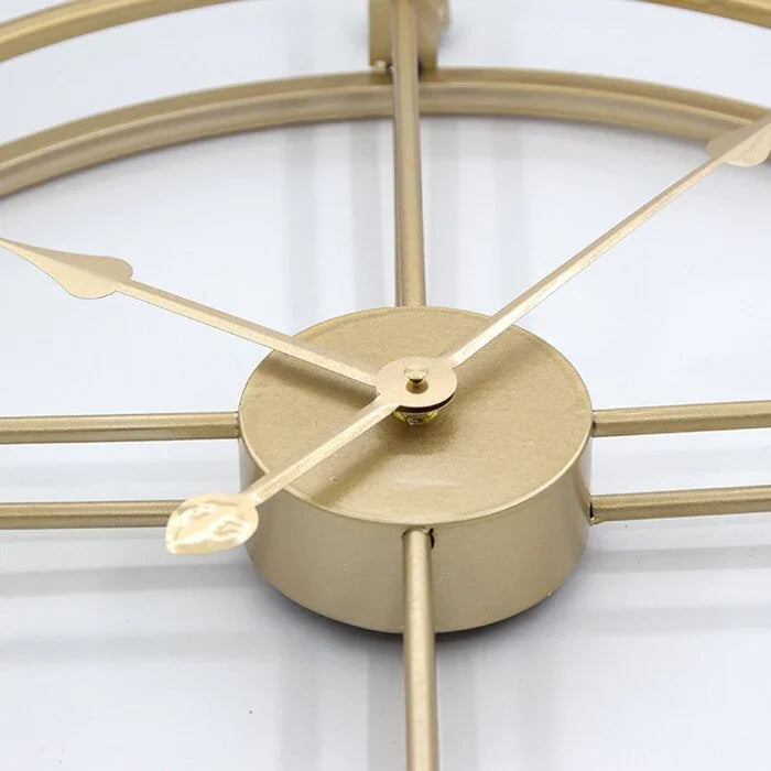 Gold Round Wall clock - All India Decor