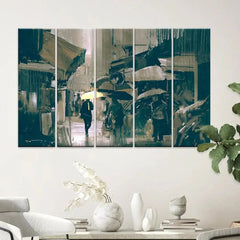 Street of Dreams Split Wall Art Set of 5 - All India Decor