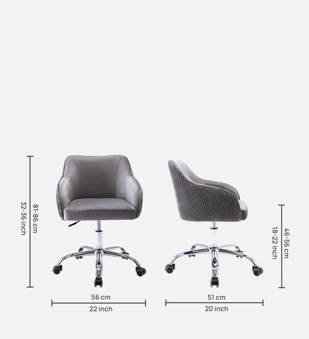 Grey Leisel Task Chair - All India Decor
