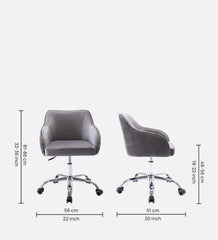 Grey Leisel Task Chair - All India Decor