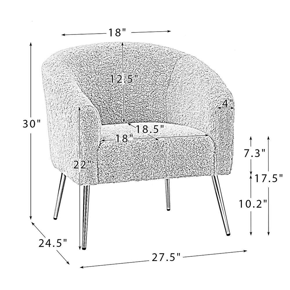 White Herrin Accent Chair - All India Decor