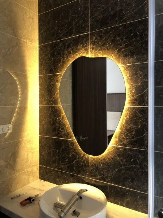 Scoles Irregular Led Mirror - All India Decor