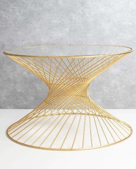 Glass Round Nesting Table - All India Decor
