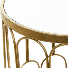 Glass Top Nesting Table (set of 3 ) - All India Decor