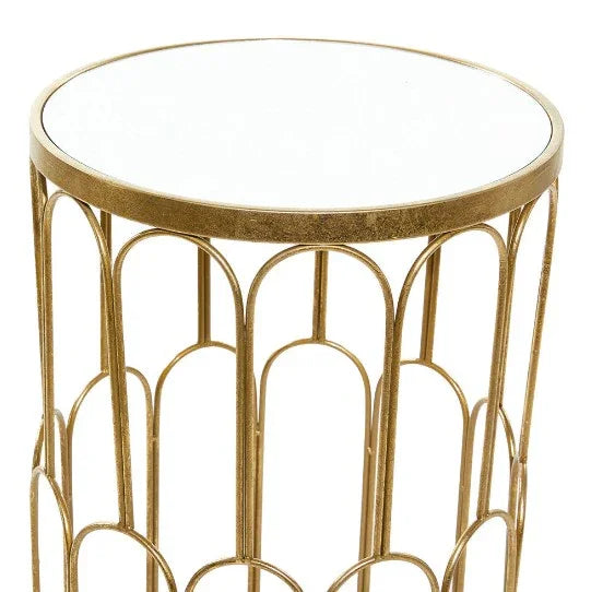 Glass Top Nesting Table (set of 3 ) - All India Decor