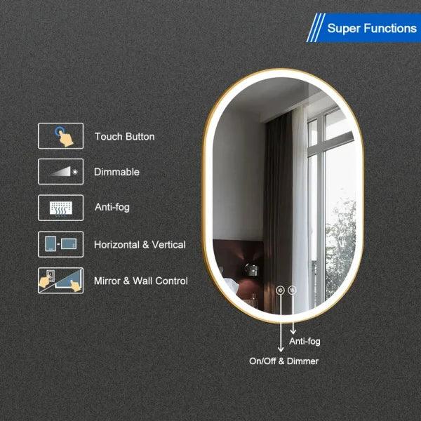 Capsule LED Mirror - All India Decor