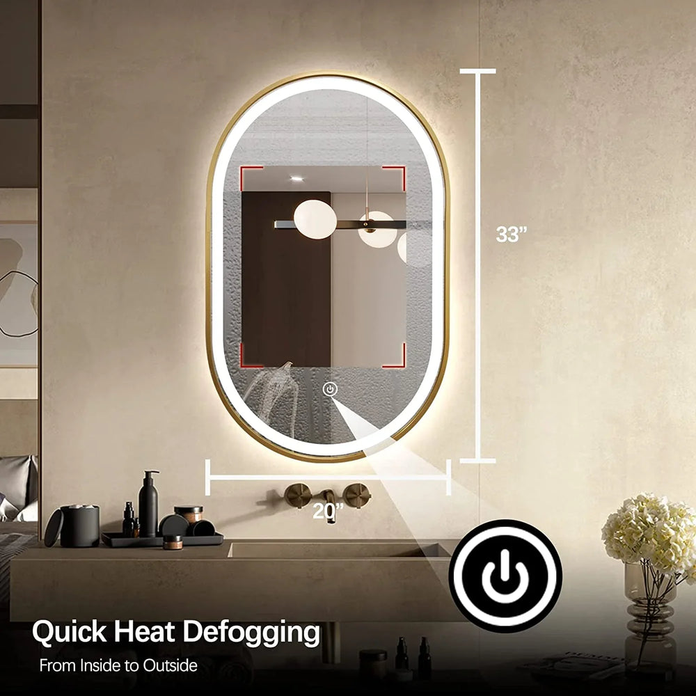Capsule LED Mirror - All India Decor