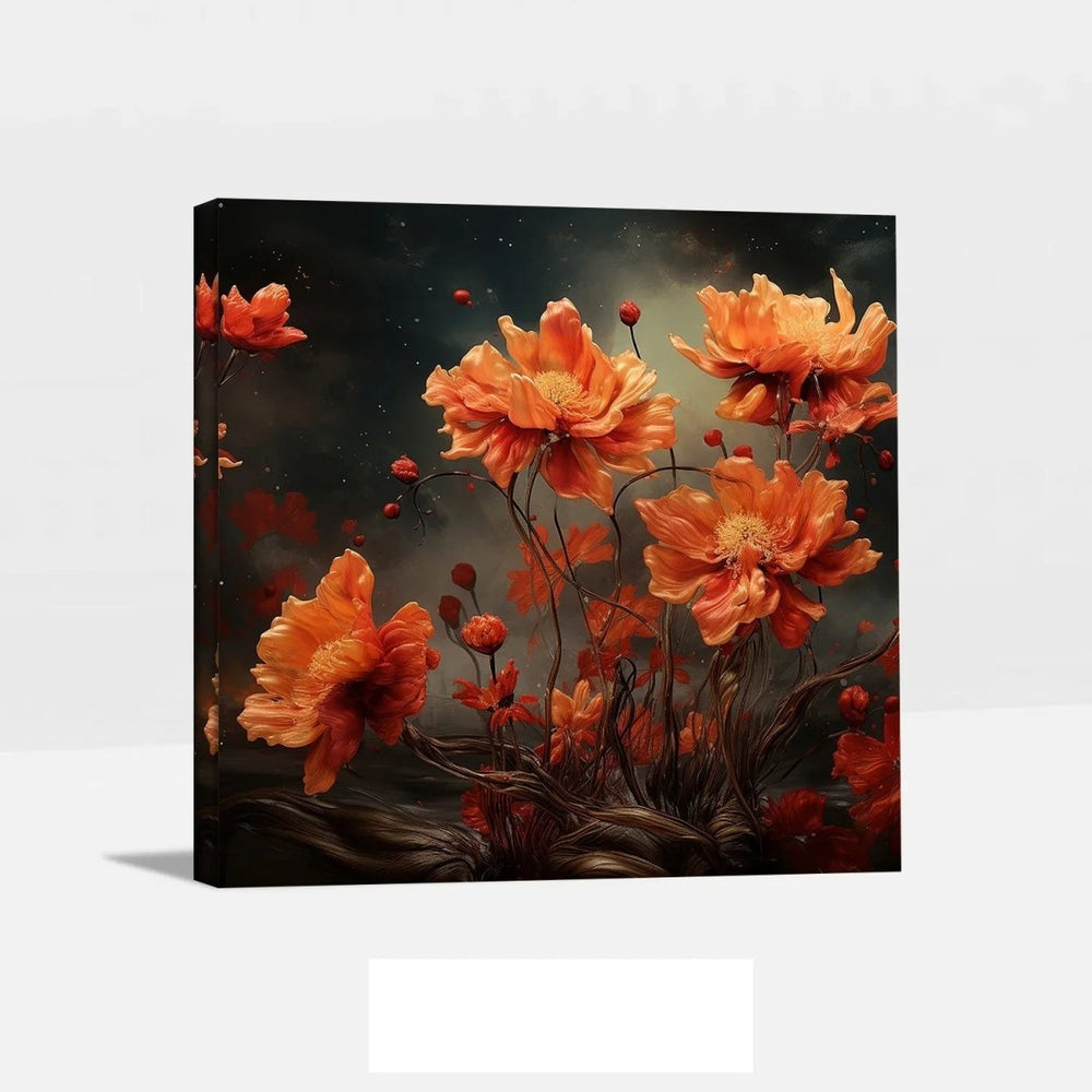 Garden Escape Tranquil Flower Paintings - All India Decor