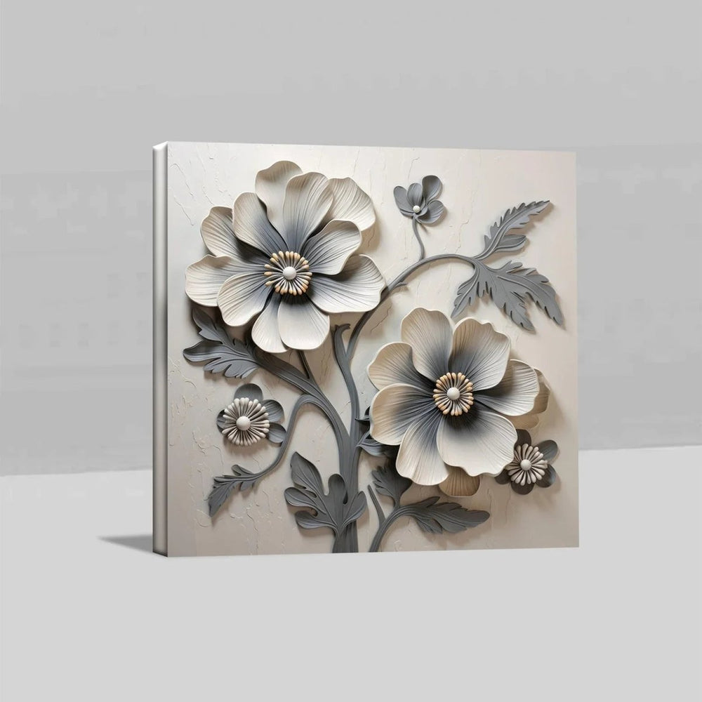 Petal Dance Dynamic Flower Wall Paintings - All India Decor