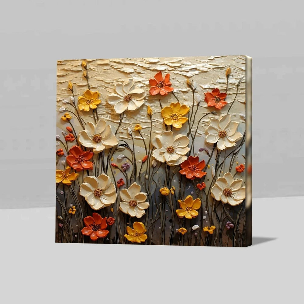 Vibrant Garden Colorful Wall Decor - All India Decor