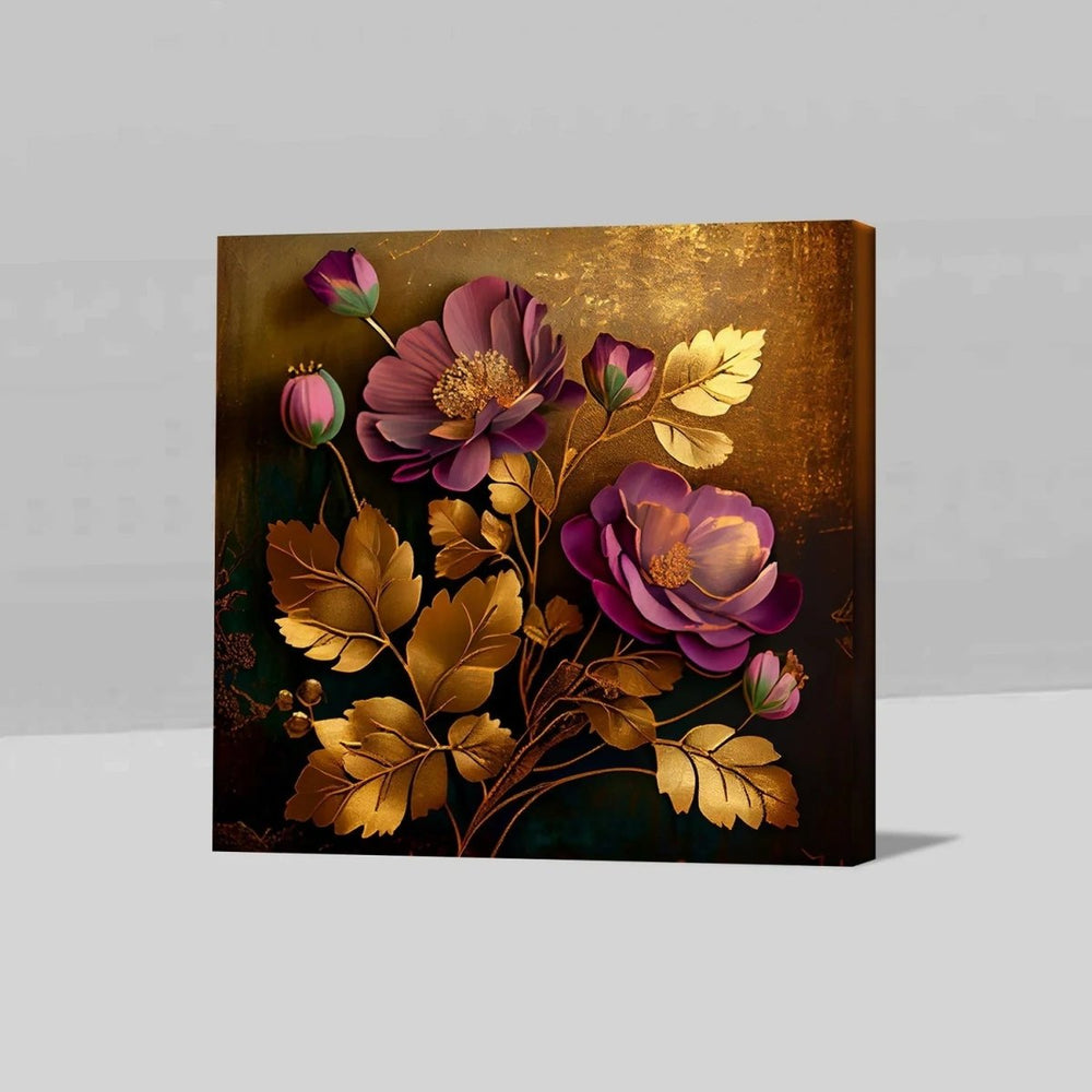 Sunlit Petals Bright Floral Paintings - All India Decor
