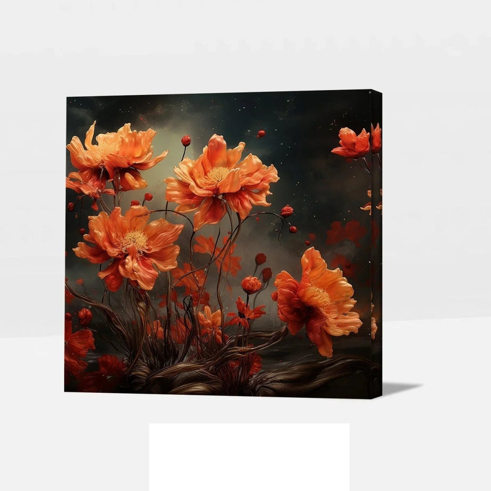 Garden Escape Tranquil Flower Paintings - All India Decor