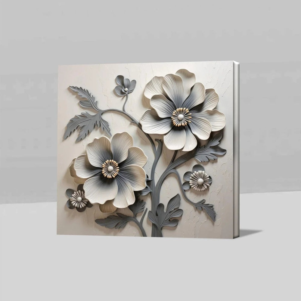 Petal Dance Dynamic Flower Wall Paintings - All India Decor