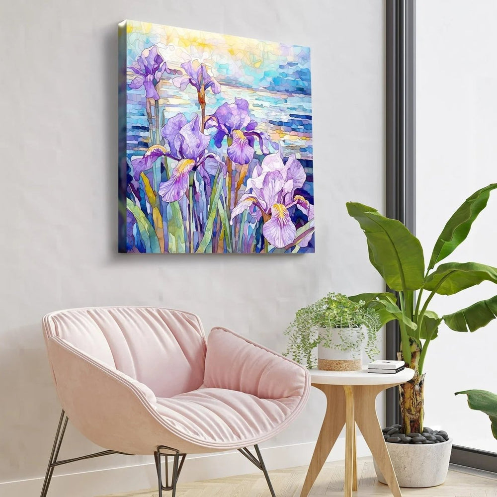 Colorful Blossoms Bright Flower Paintings - All India Decor