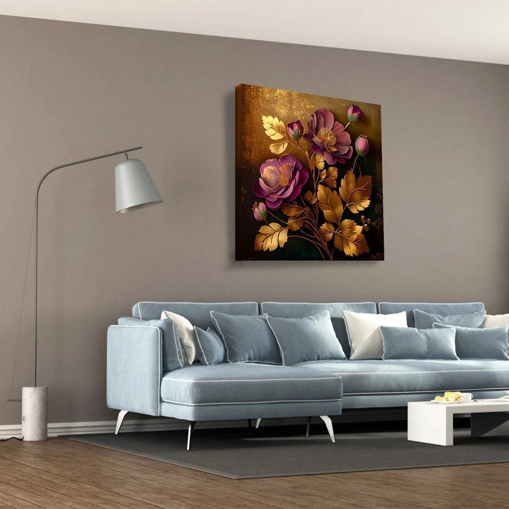 Sunlit Petals Bright Floral Paintings - All India Decor