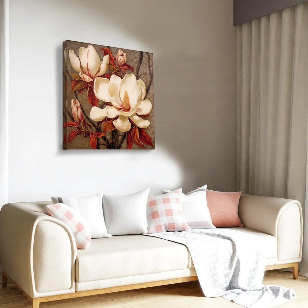 Flower Canvas Artistic Floral Wall Art - All India Decor