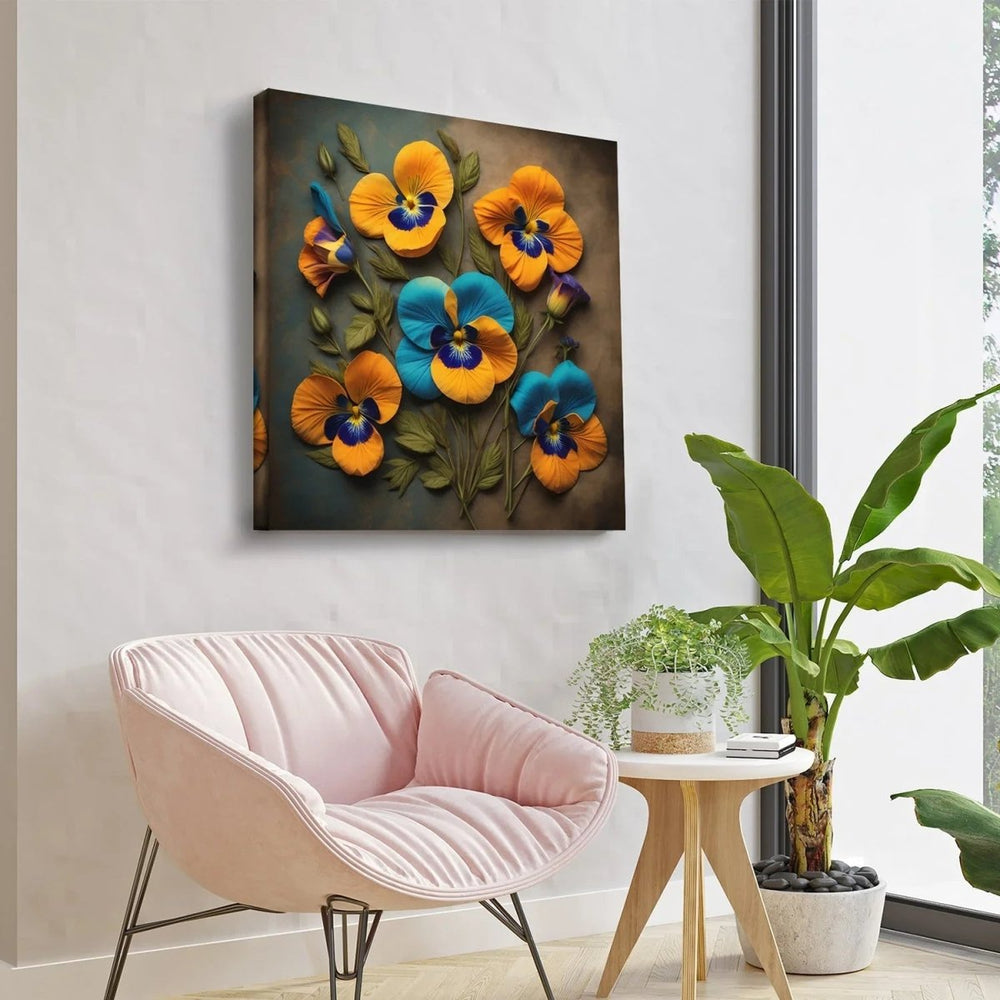 Sunset Petals Warm Flower Wall Decor - All India Decor