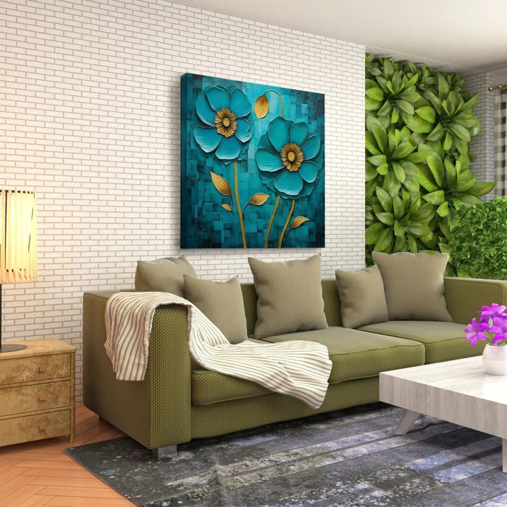 Garden Oasis Serene Flower Wall Decor - All India Decor
