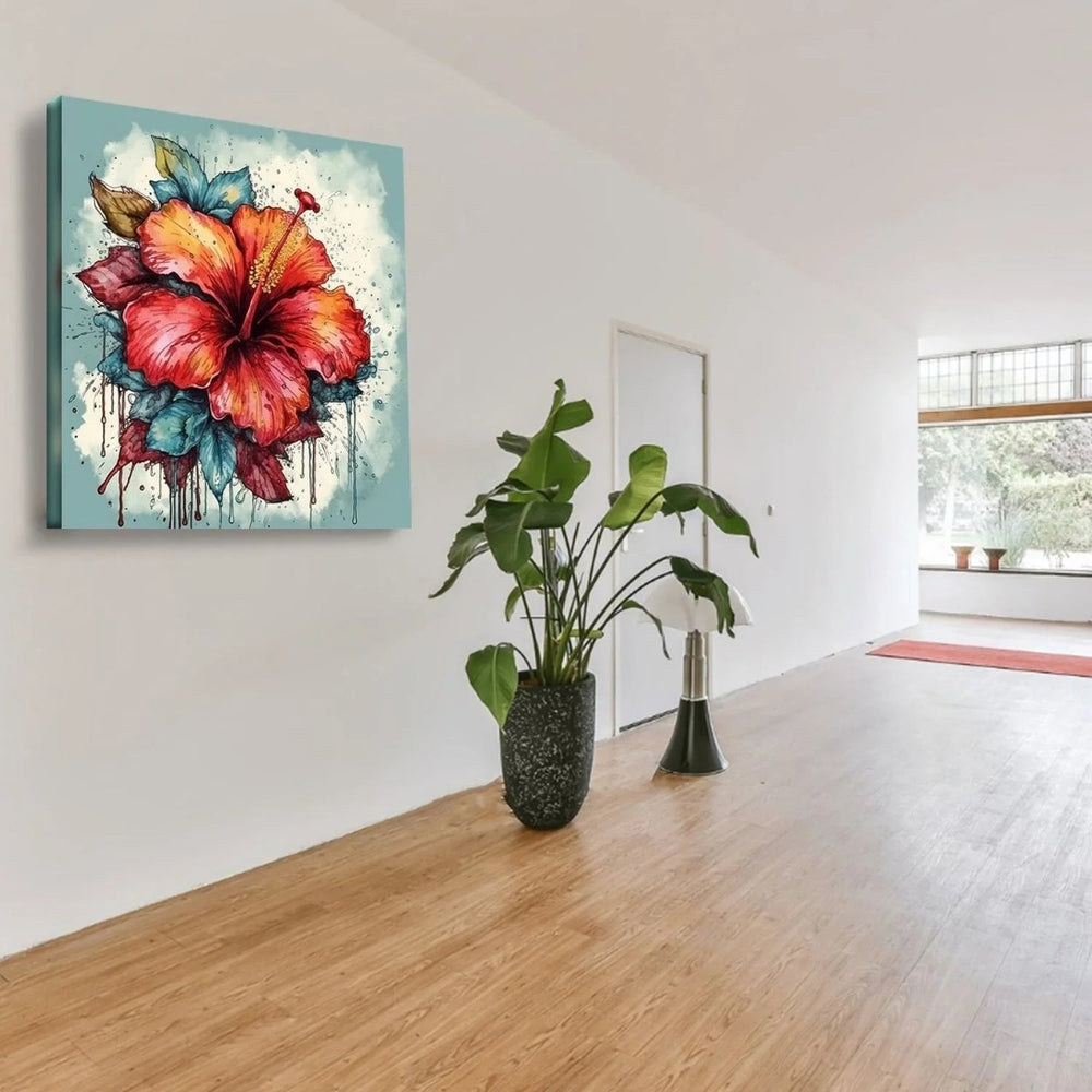 Nature's Harmony Serene Flower Paintings - All India Decor