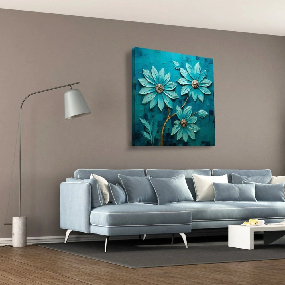 Colorful Meadows Lively Flower Art - All India Decor