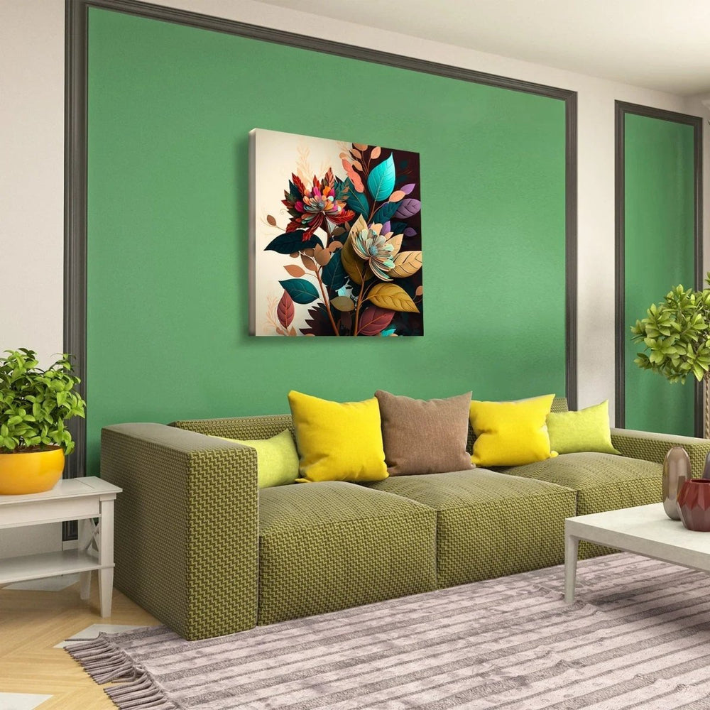 Floral Serenity Wall Art for Tranquil Spaces - All India Decor