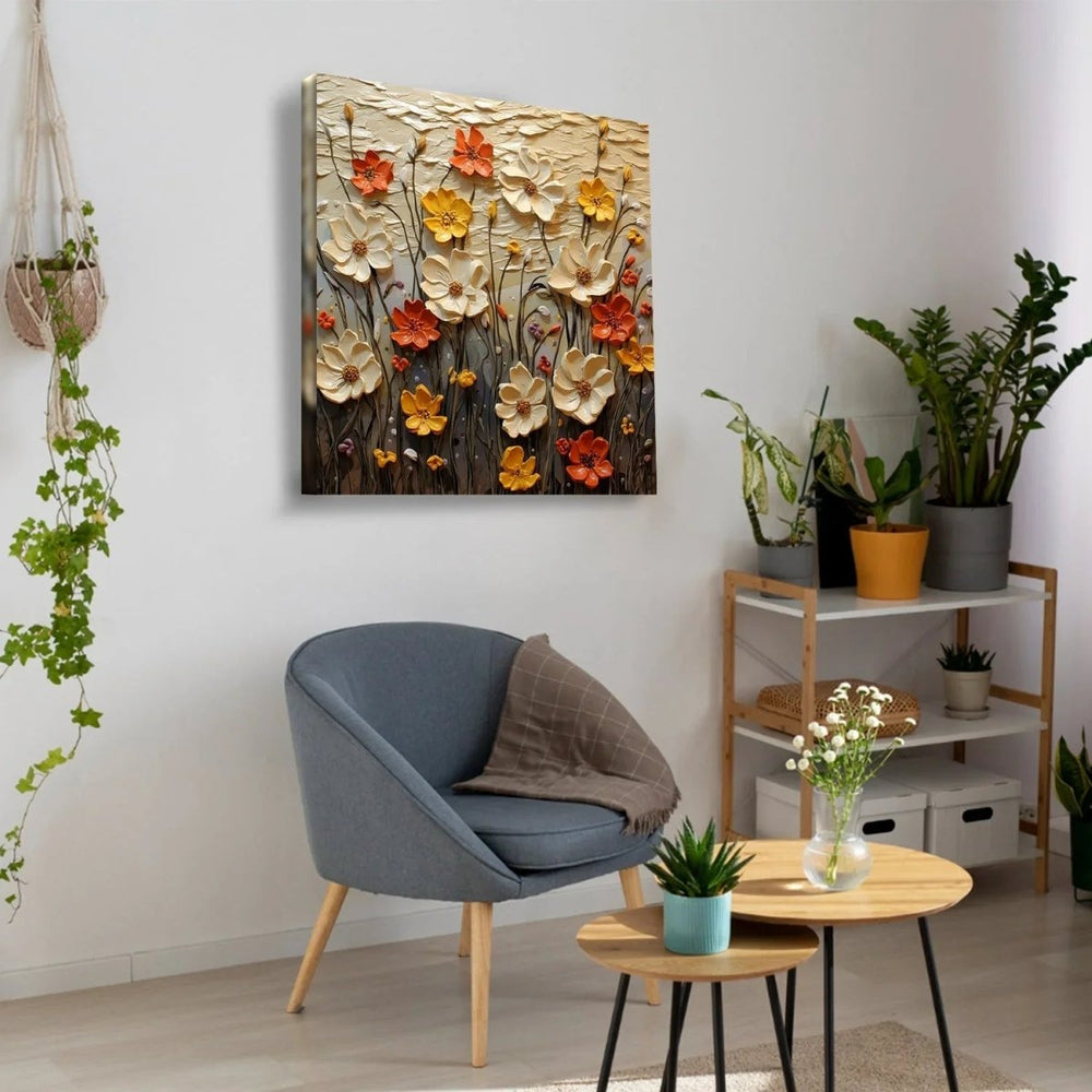 Vibrant Garden Colorful Wall Decor - All India Decor