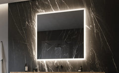 Taft Edge Frosted Square LED Mirror - All India Decor