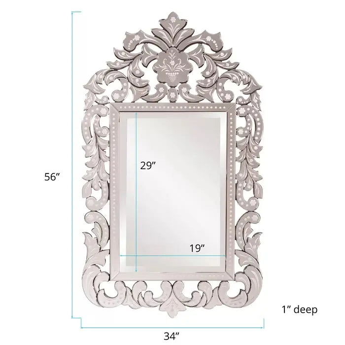 Modern Contemporary Venetian Accent Mirror