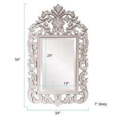 Modern Contemporary Venetian Accent Mirror - All India Decor