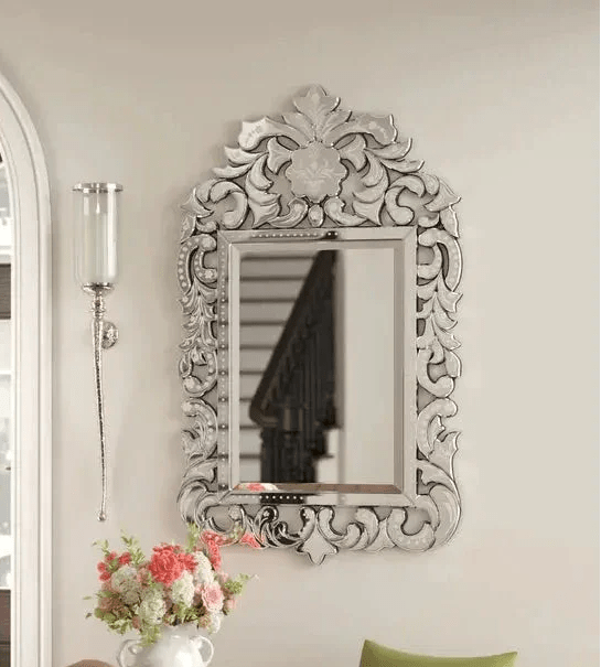 Modern Contemporary Venetian Accent Mirror - All India Decor