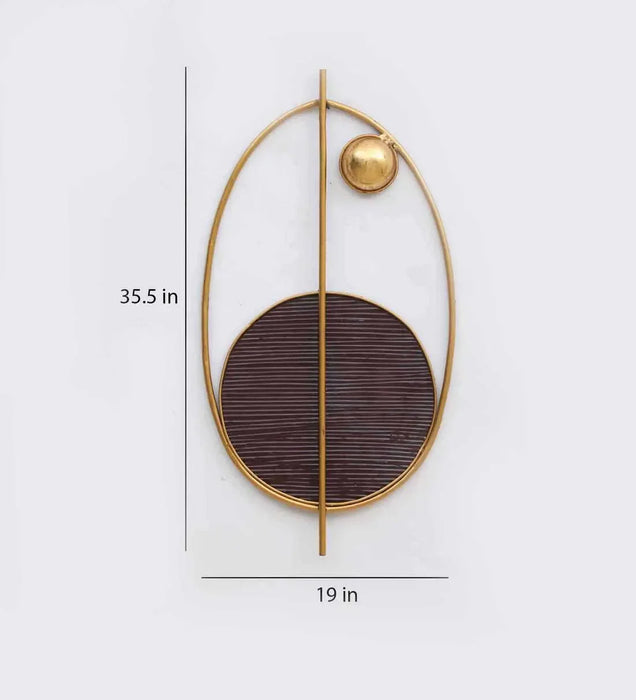 Vintage metal wall art