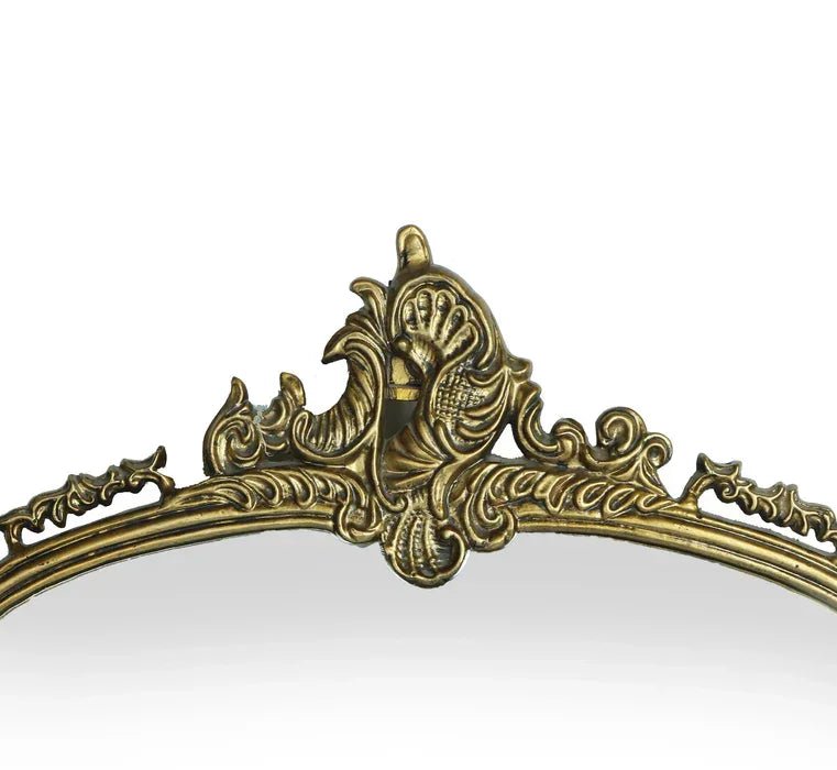 Vintage Wall Mirror (Vintage Brass Finish) - All India Decor - All India Decor