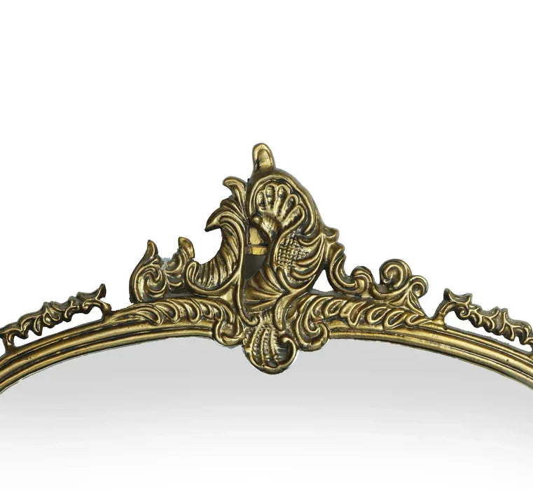 vinatge mirror with embossed design