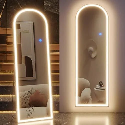 Full length Floor LED Mirror - All India Decor