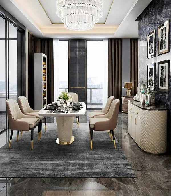 luxury dining table set