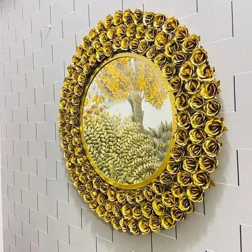 Handmade Wrought Iron Designer Mirror - All India Decor